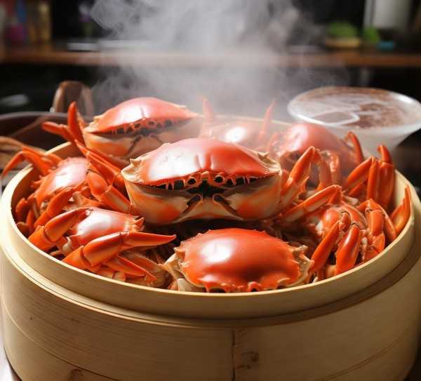 梭子蟹蒸制黄金时间，解锁鲜美口感，尽享美食之旅,梭子蟹蒸多久最佳时间揭秘，锁住鲜美，享受美味佳肴,美食,蒸制时间,第1张