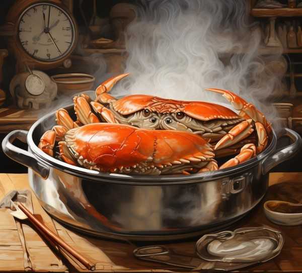 海蟹蒸制时间与技巧揭秘，蒸出最佳口感的海蟹秘诀