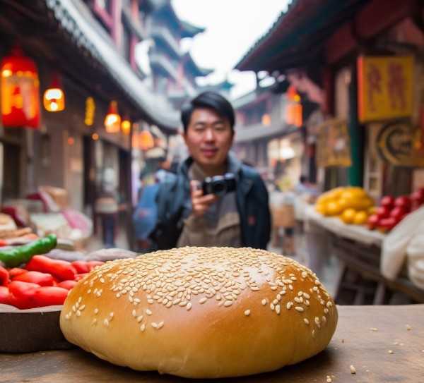 陕西西安特色美食，白吉馍的历史与魅力探寻